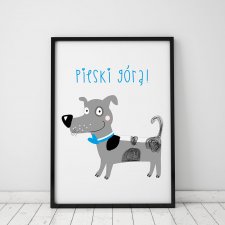 plakat. pieski górą (format A3)