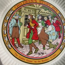 wedgwood 1979  Children's  story by the Brothers Grimm kolekcjonerski talerz  porcelanowy rzadko spotykana rzecz na rynku polskim