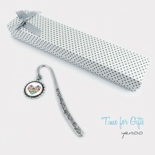 Zakładka do książki - Serce folkowe - metalowa