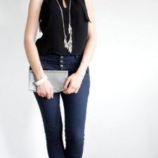 Bkuzka vintage czarna stylowy TOP