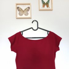 crop top czerwony M 38