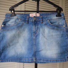 Spódnica mini z dżinsu 40
