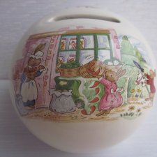 Royal  Doulton Bunnykins   skarbonka porcelanowa wzór 1936 royal doulton kolekcjonerska użytkowa  dekoracyjna