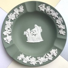 WEDGWOOD ❤ Jasper ware - popielniczka - rzadki motyw ❤ porcelana biskwitowa ❤