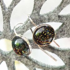 dichroic glass & silver 925