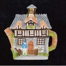 IMBRYK LEONARDO ❀ڿڰۣ❀ Ręcznie malowana porcelana ❀ڿڰۣ❀ DOMEK. Kolekcjonerski i sygnowany
