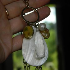 BOHO Z MUSZLĄ * NASZYJNIK * DŁUGI