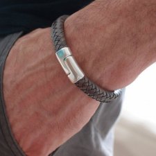 Bransoletka skórzana Mezi "Man"