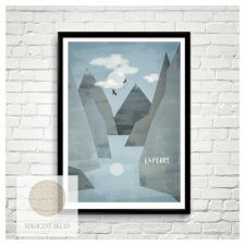 Plakat "Explore" 50x70