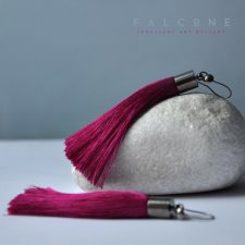 Kolczyki Purpurowa Kaskada