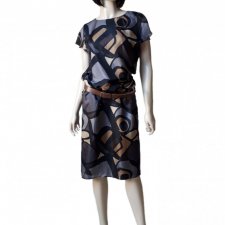 Gosia Baczyńska 38 jedwabna silk dress print