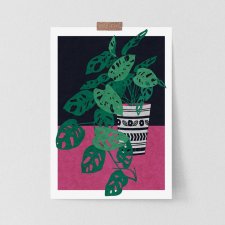 PLAKAT BOTANICZNY, ILUSTRACJA A3 LUB 30X40 CM