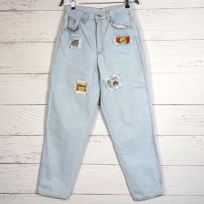 MOM JEANS Z NASZYWKAMI M