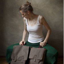 plecak- torba vintage Halina