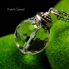 Naszyjnik Ice - Kryształ Górski Srebro