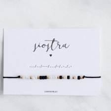 SIOSTRA Morse Code Bracelet