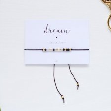 DREAM Morse Code Bracelet