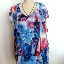 MISS ETAM * - WZORZYSTA BLUZKA ROZM 50