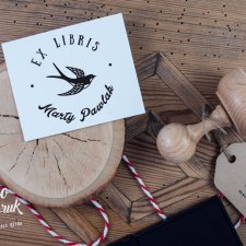 Zestaw Ex Libris do książek - jaskółka