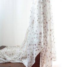 lekki szal vintage Luźno tkany szalik bawełna