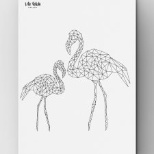Flamingi outline B2