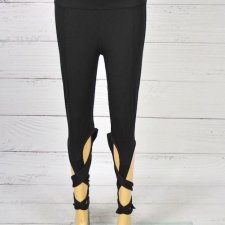 WIĄZANE LEGGINSY BALETKI S M L