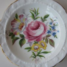 PARAGON  wykwintnie zdobiony  oryginalny talerzyk - spodeczek -szlachetna porcelana