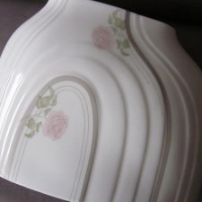 ROYAL  DOULTON  -  IMPRESSIONS - TWILLIGHT  ROSE - 1984 CYPRESS VASE  LOF - BY GERALD GULOTTA