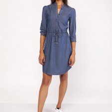 Sukienka z delikatną stójką, SUK154 jeans