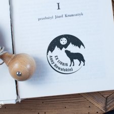 Zestaw Ex Libris do książek - wilk, modyfikacja projektu
