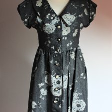 Kwiaty w szarościach lata 50/60-te