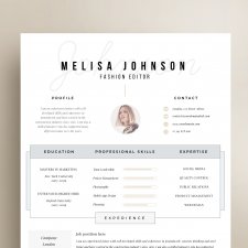 SZABLON CV | WZÓR CV | PROJEKT CV | CURRICULUM VITAE | "AMSTERDAM"