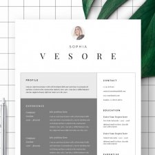 SZABLON CV | WZÓR CV | PROJEKT CV | CURRICULUM VITAE | "Bordeaux"