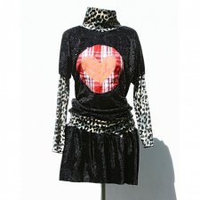 LOVE -UPCYCLING FASHION - SUKIENKA CEKINOWA