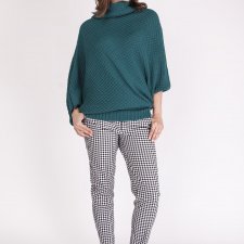 Sweter oversize, SWE049 morski MKM