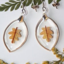 Kolczyki jesienne liście