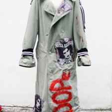 DOPE - UPCYCLING FASHION  PŁASZCZ