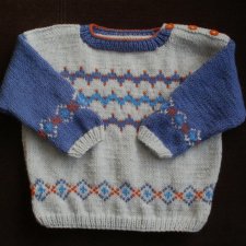 Sweterek "Zygzaki"
