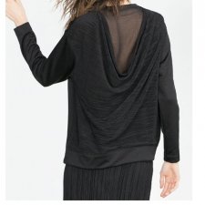 Zara 36 38 oryginalna czarna bluza