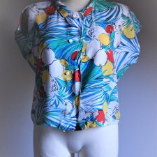 Tropical vintage blouse