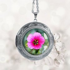 hawaii flower medalion sekretnik otwierany