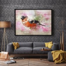 Plakat ptak abstrakcja, ptaki, gil, ptaszek 50x70 cm