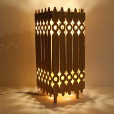 Lampka drewniana 3D