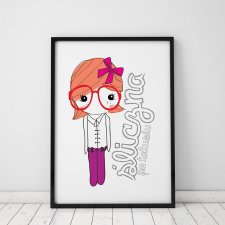 plakat. śliczna po tatusiu (format A3)