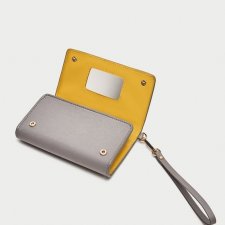 Zara portfel torebka z przegrodą na telefon i lusterkiem