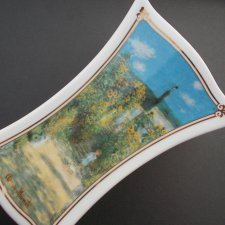 goebel artis Orbis  -Claude monet -obraz na porcelanie ekskluzywny efektowny użytkowy -  przepiękny wazon porcelanowy