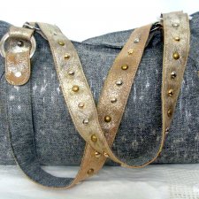 SREBRZYSTO -ZŁOTA Z ĆWIEKAMI