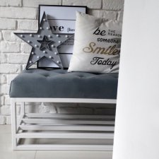 Ławeczka ławka LOFT STYLE nowoczesny styl konstrukcja stelaż metalowa siedzisko indriustial