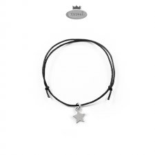 Bransoletka GWIAZDKA Z NIEBA na sznurku