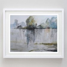 Pejzaż II  - akwarela